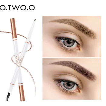 

O.TWO.O double-headed fine eyebrow pencil Long-lasting rotating waterproof and sweat-proof not blooming eyebrow powder 4 colors