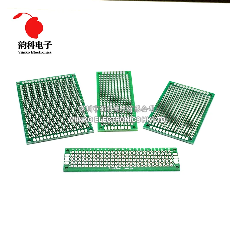 4 Pezzi 5X7 4X6 3X7 2X8 Cm Scheda Universale Pcb Prototipo Rame A Doppia Faccia