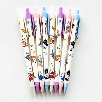 

3PCS/lot Cute Leisure Time Cat Fox Bear Rabbit Automatic Mechanical Pencil School Office Supply Student Stationery 0.5mm