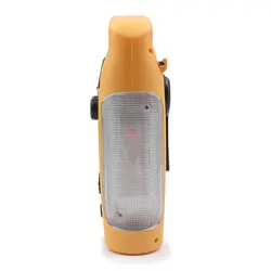 Походная аварийная Светодиодная лампа автомобильная рукоятка Электроника радиоприемники на открытом воздухе AM FM с зарядкой от Динамо и