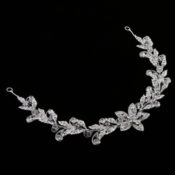 

Fangle Romantic Plum Blossom Pearl Hair Jewelry For Wedding/Prom/Party
