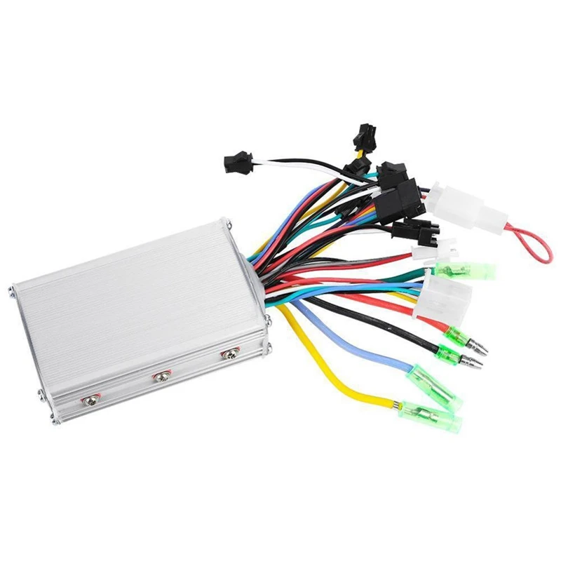 36V 48V 350W Electric Bicycle Motor Brushless Controller LCD Display Panel Thumb Throttle Scooter Brushless Controller Kit(36V