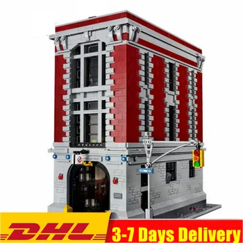 

IN Stock 4695Pcs Ghostbusters Firehouse Headquarters Model Building Blocks Compatible 83001 16001 75827