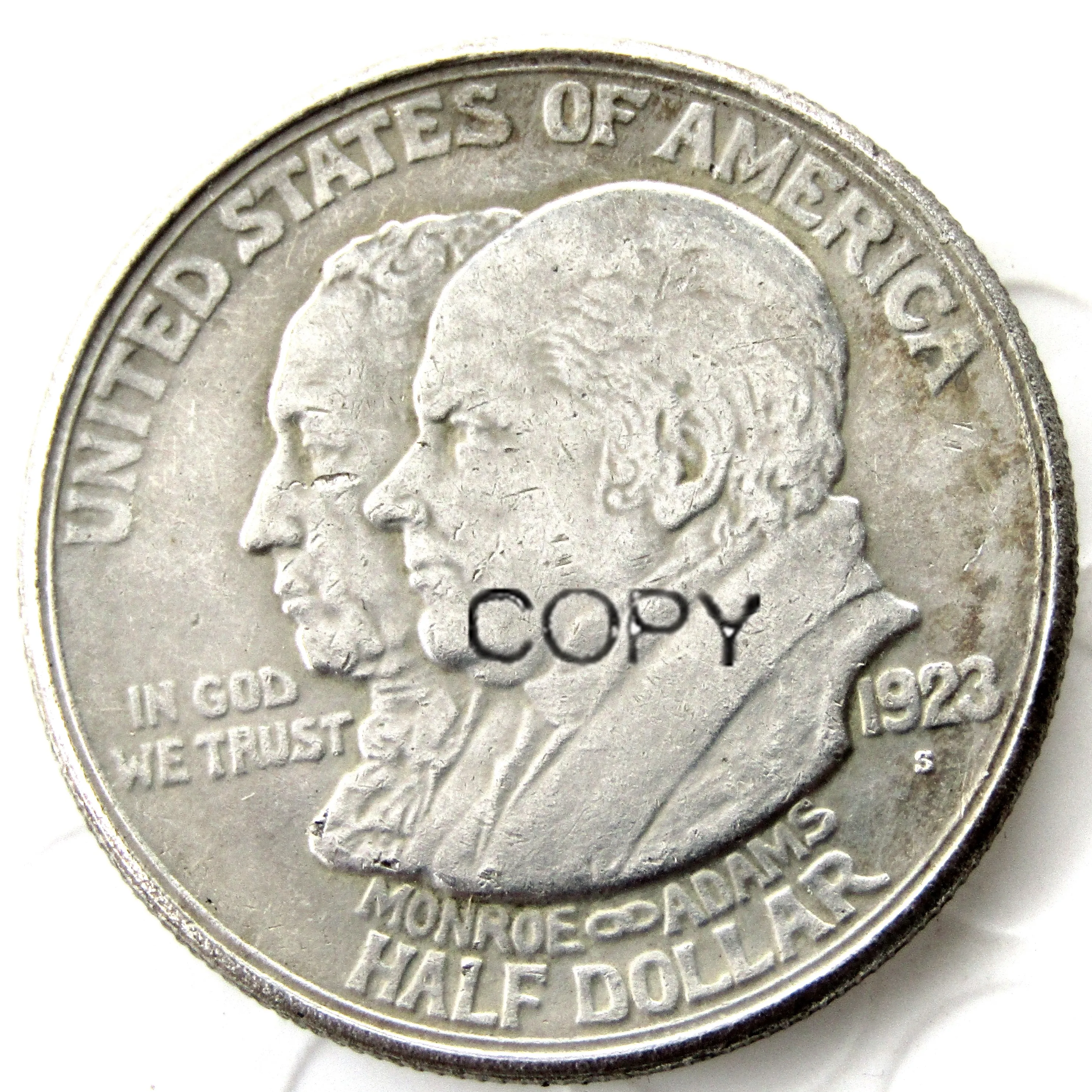 США 1923 монеты Монро доктора центенниаль копия посеребренные|us coins|coin coinscoin copy |