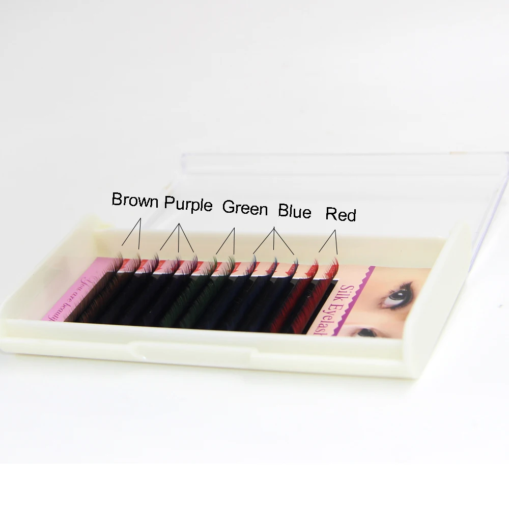 

Two tone color ombre lashes two tone eyelash extensions
