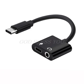 

Type-C Adapter Aux Earphone Adapter Usb C to 3.5mm Headphone Jack Adapter Drop Shipping
