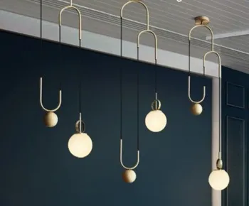 

Nordic Pendant Lights Globe Glass Ball Pendant Lamp Lustre Suspension Kitchen Light Fixture E27 Home Lighting Ing luminaire
