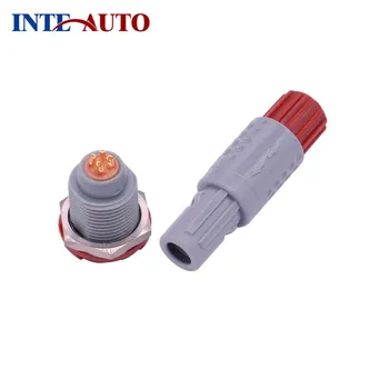 

4 core/pins 1P Medical Plastic Circular Push-Pull Connector Male Plug Fixed female receptacle 40 60 80 degree