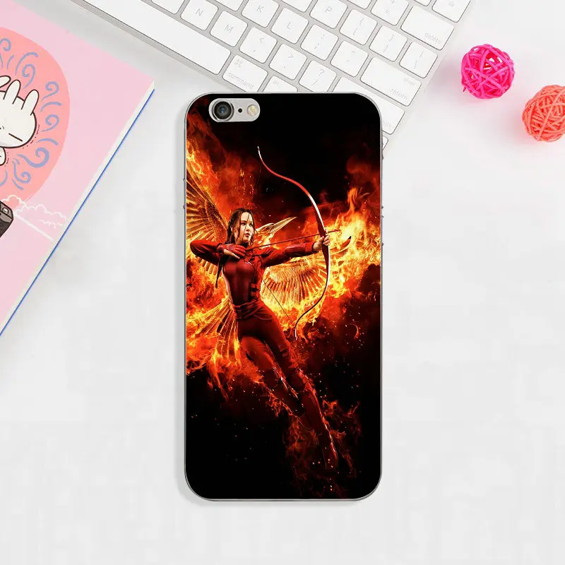 image 7 Мягкие силиконовые чехлы для мобильных телефонов из ТПУ, сумки для iPhone 8, 7, 6, 6S Plus, X, XR, XS, 11 Pro Max, 10, 5, 5S, SE, 5C, 4, 4S, в виде ракушки, Голодные игры - Цвет: image 7