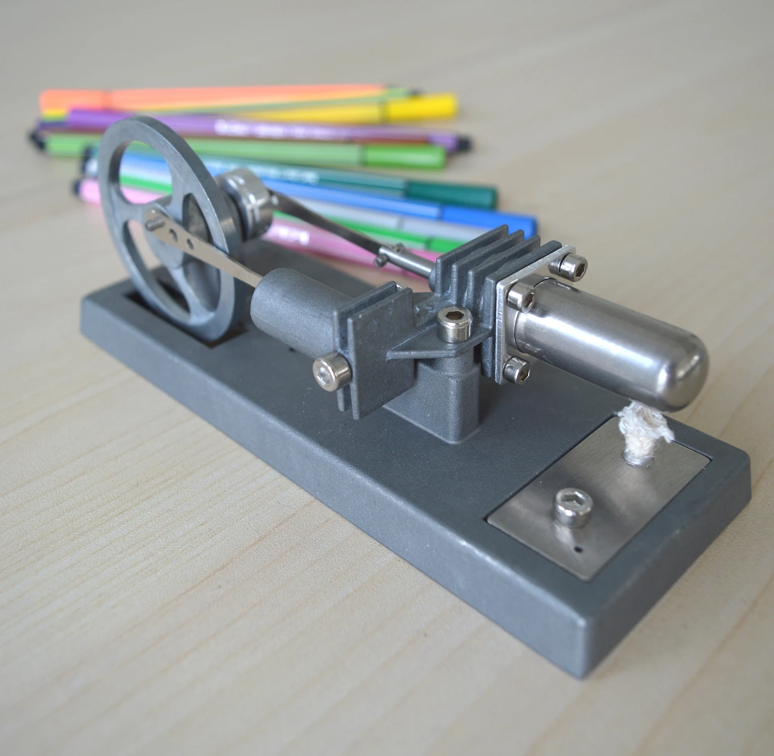 Горячая модель двигателя Стирлинга детей DIY интеллект сборка металла развивающие игрушки
