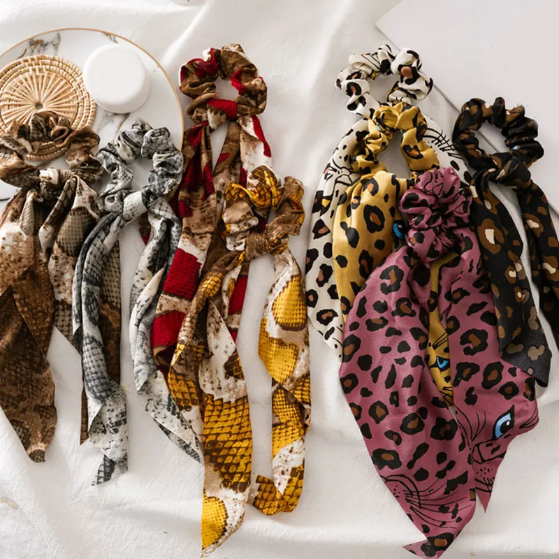 

Leopard headband elastique cheveux hair accesories women vintage turbante trabas mujer pack ponytail stirnband scrunchie wrap