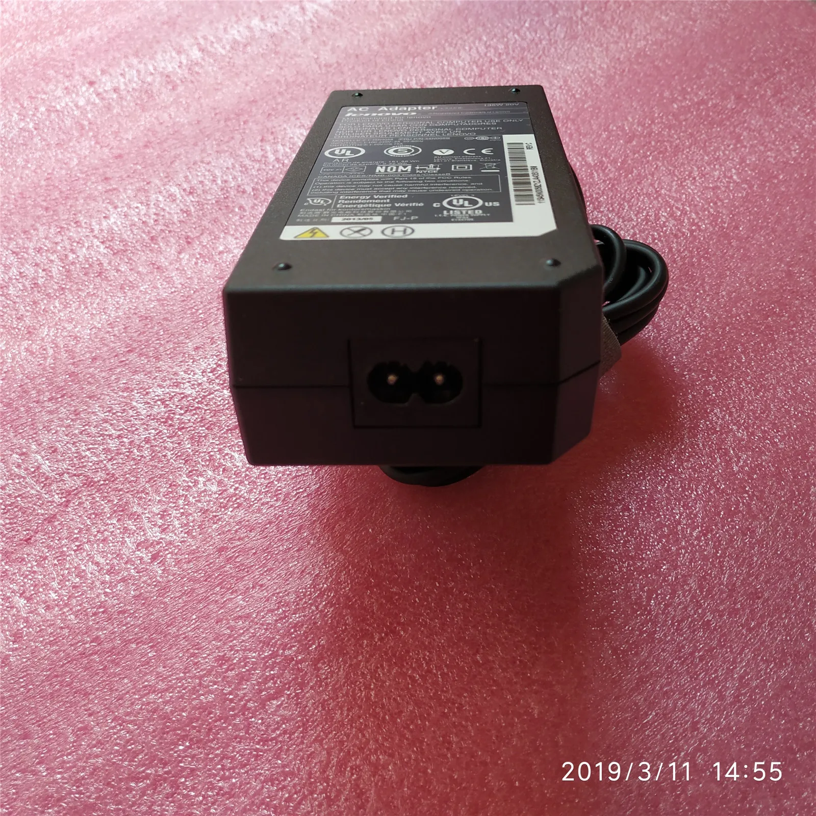 Адаптер переменного тока Зарядное устройство 20V 6.75A 135 Вт ноутбук Питание для ThinkPad T530 T520 W530 W520 W510 2PIN 45N0055 45N0059