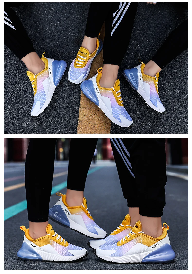 Мужская Новая мода zapatillas mujer уличные кроссовки дышащая женская обувь сетчатые Спортивные Повседневные кроссовки размера плюс 36-47