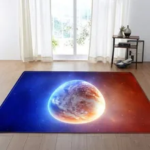 3D коврик для гостиной с планетами, украшение для комнаты мальчиков, коврик для детей, коврик для ползания, противоскользящие мягкие ковры для спальни