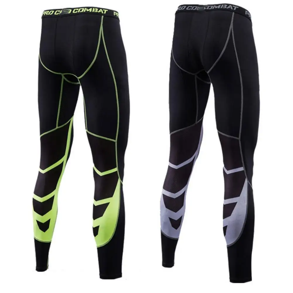 Winter Pants Thermal Leggings High Waisted Pants Men Fitness Tights ...