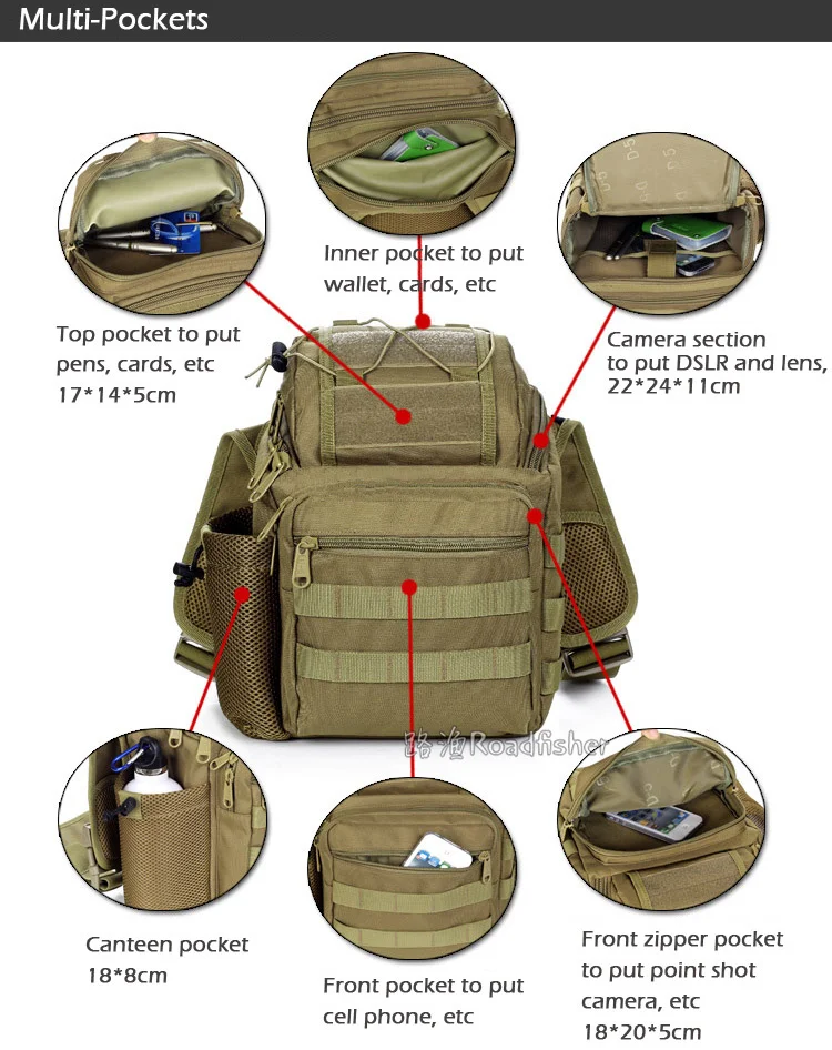 Canvas camera bag D5-2013-11