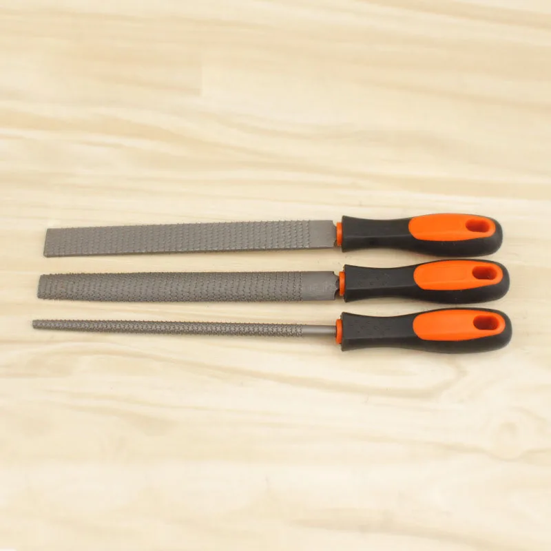 

3Pcs/Set Woodworking Files High-Carbon Steel Coarse Tooth Durable And Wear Resistant Files Woodworking Manual File Set h3