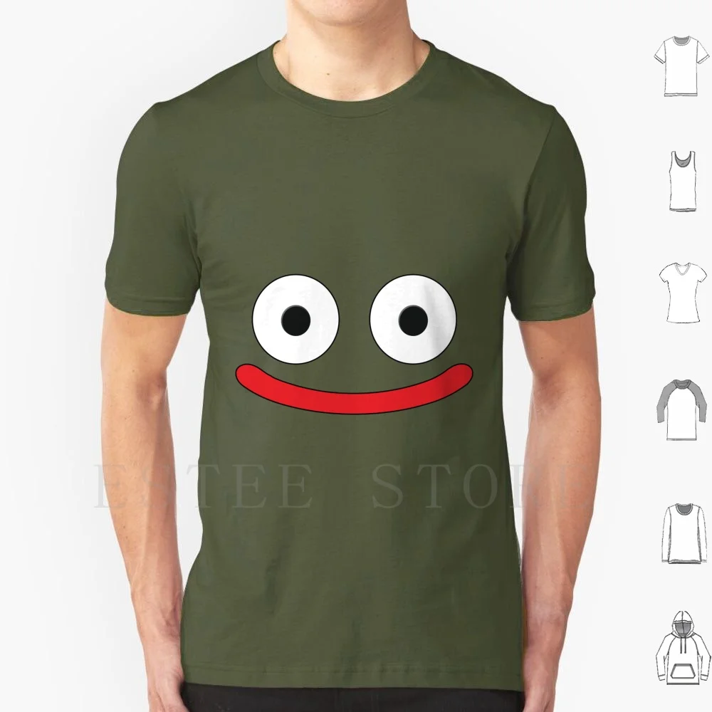 Slime Face Dragon Quest T Shirt Diy Big Size 100% Cotton Slime Face Dragon Quest Dragon Quest Ii Iii Iv V Vi Vii Vii Ix Xi