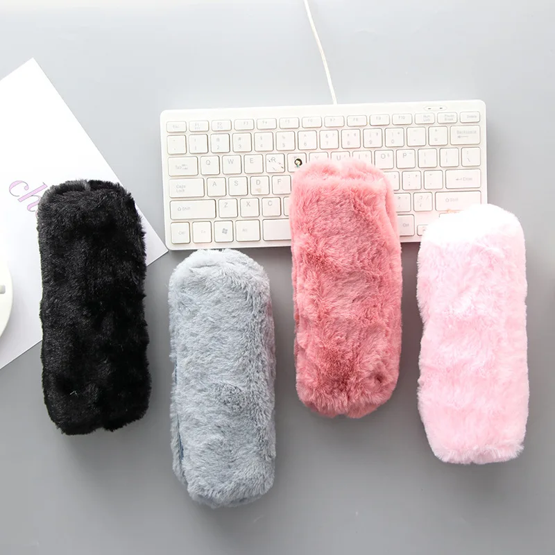 Pencil Cases Cute Solid Color For Girls