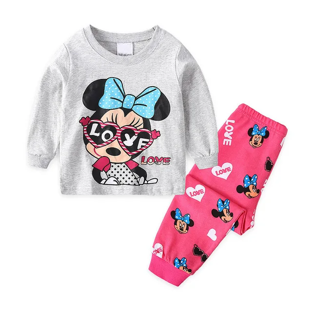 Mickey Baby Girl Clothes Pajamas Children Clothing Sets Toddler Girls Outfit Winter Kids Clothes Bebe Disney Clothes For Girls Clothing Sets Aliexpress