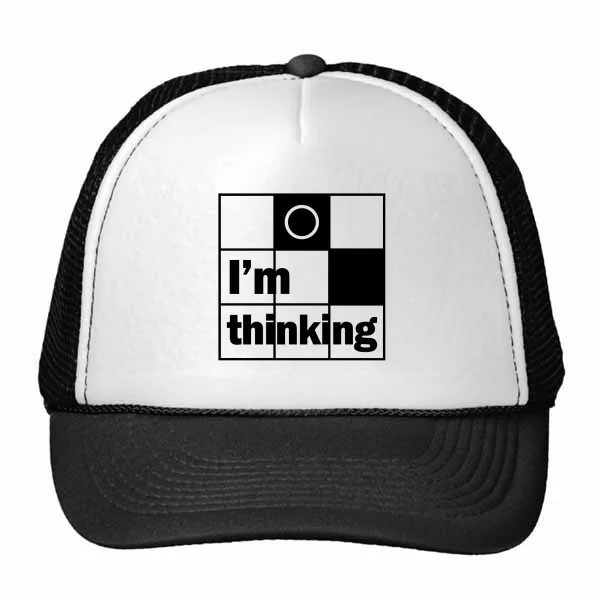 

I'm Thinking Quote Trucker Hat Baseball Cap Nylon Mesh Hat Cool Children Hat Adjustable Cap Gift