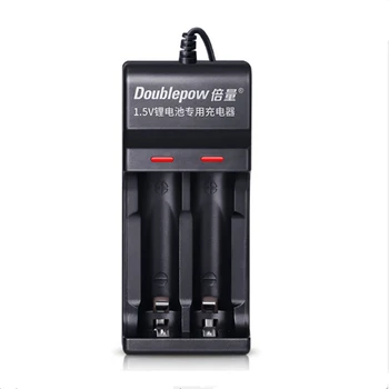 

1pcs/lot 1.5V AA AAA lithium battery charger USB 2 slot smart charger