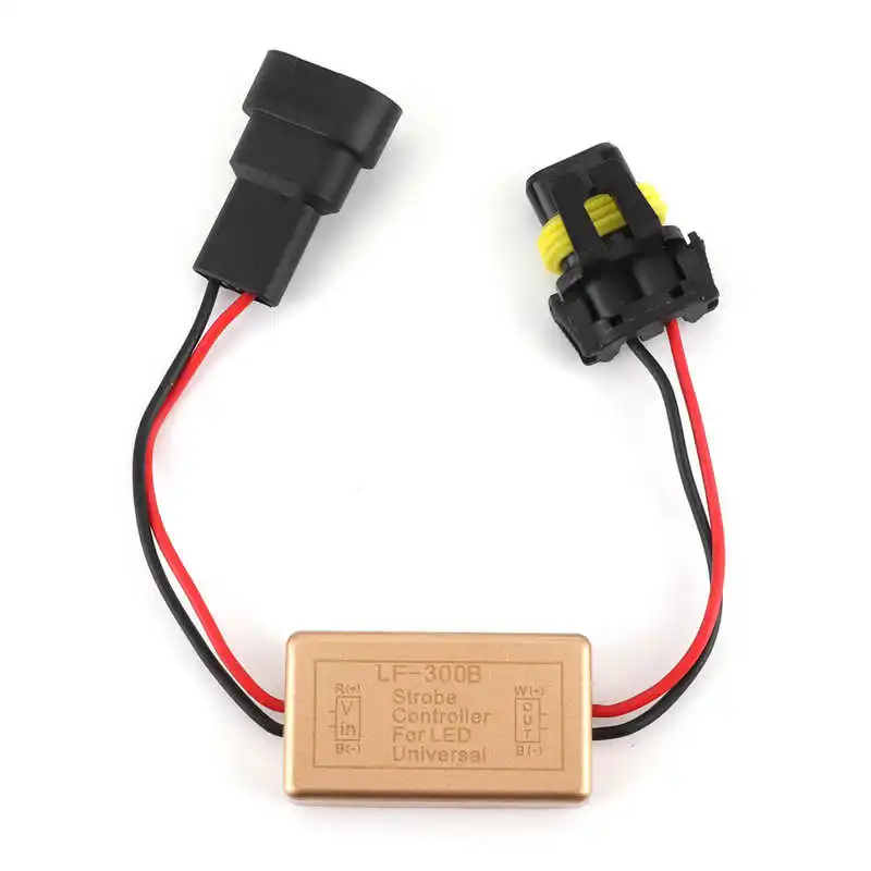 LF-300B 플래시 스트로브 컨트롤러 박스 연속 깜박임 9005 9006 9012 LED 헤드 라이트 Foglight 작은 라이트 자동차