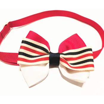 

50PC/Lot Stripes Dog Bow Ties Independence Day Pet Dog Cat Neckties Bowties Holiday Dog Accessories