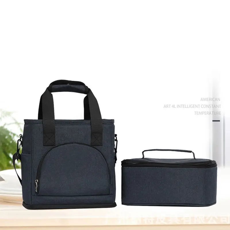 

Portable Ice Pack Double Detachable Suit Lunch Bag Multi-Function Outdoor Camping Picnic Refrigerated Insulation Lunch Backpack