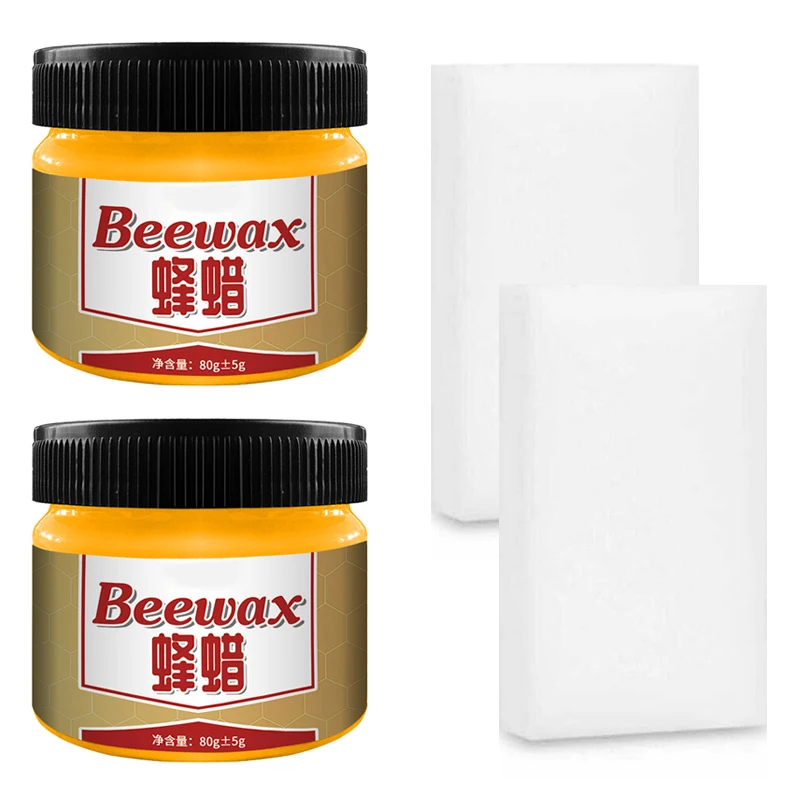 Деревянный приправа Beewax комплексное решение мебель уход пчелиный воск влагостойкая GHS99 - Тип аромата: 2 curing waxes and 2