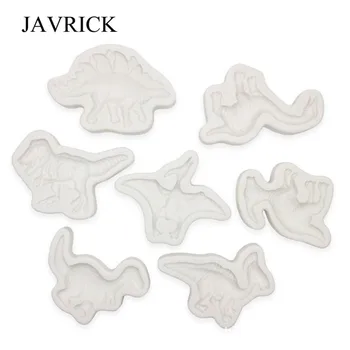 

7Pcs Large Size Dinosaur Pendant Collection Resin Silicone Molds Kit UV Resin Casting Jewelry Making Tools Baking Tools