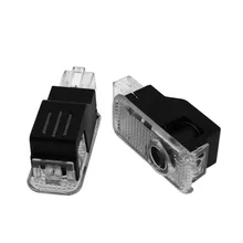 2 шт. автомобиля светодиодный Дверь Добро пожаловать Светильник проектор логотип Призрак Тень Лампы для VW PASSAT B5 B5.5 Touareg Phaeton 2004 2005 2007 2008-2010