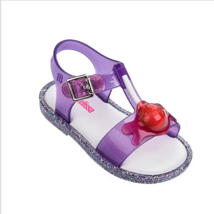 Мини Melissa Mar сандалии детские сандалии для девочек летние конфеты обувь детские пляжные сандалии дышащие Melissa дети