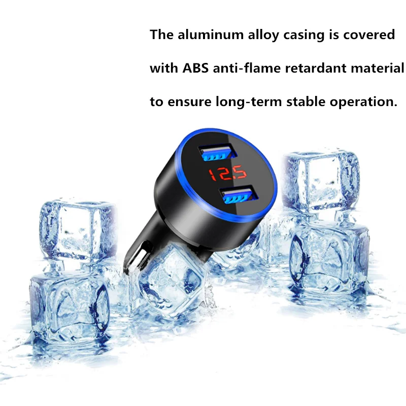 2019 USB Автомобильное светодиодное зарядное устройство для телефона автомобильные