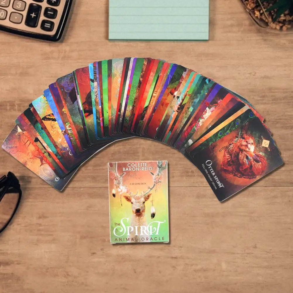 Новые 68 шт. палубные карты Таро для Spirit Animal Oracle Guidance divination Fate настольные игры для вечерние карточные игры