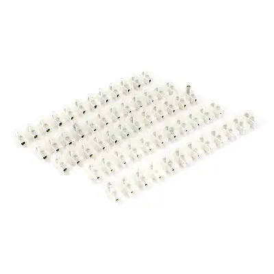 

400V 30A Pluggable Clear Plastic 12 Position Dual Row Screw Terminal Block 5 Pcs