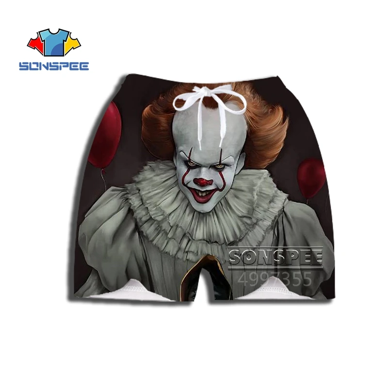 SONSPEE nightster Stephen King's It clown movie Harajuku/футболка с 3D принтом для мальчиков и девочек-подростков/толстовка/толстовки/шорты Детская одежда детский пуловер X206
