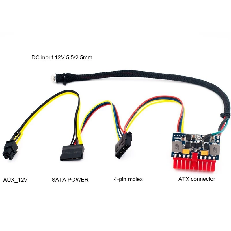 Dc To Atx Dc To Dc 19V 120W 20 Pin Psu Mini Itx Pc источник питания для компьютера