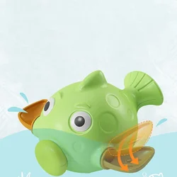 Jouets de natation en caoutchouc souple coloré pour bébés, flotteur, son de pression, jeu éducatif, Bb50 