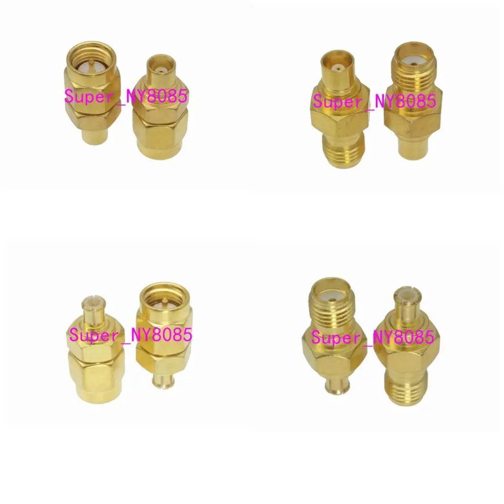 

10PCS SMA to MCX Male plug & Female jack RF Coaxial Adapter connector
