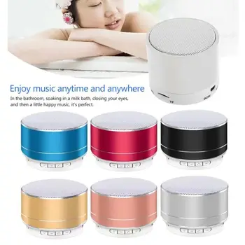 

S10 Stereo Bluetooth Speaker Support U Disk TF Card Universal Mobile Phone Music Mini Wireless Outdoor Portable Subwoofer L41F