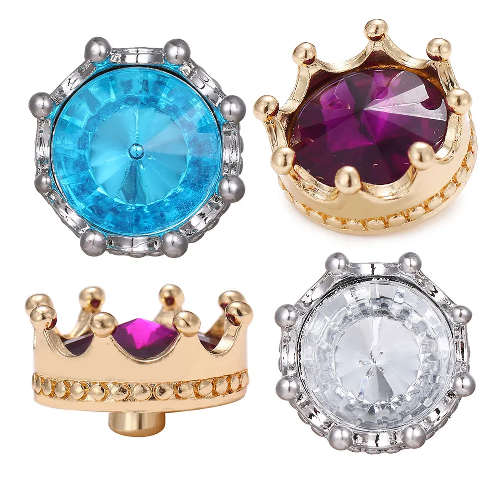 Новая Стразы оснастки серьги-гвоздики с кристаллами Swarovski Сплав Женский Корона 18