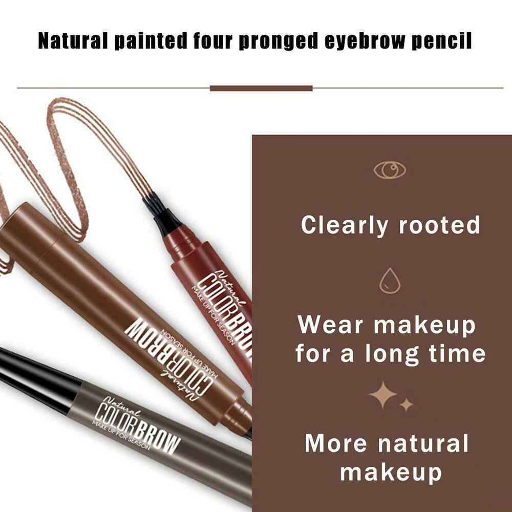 New 4Points Liquid eyebrow pencil Natural Tattoo Eyebrow Pen Eyebrow Enhancers Long-lasting Fine Sketch Eye Brow Pen Makeup Tool New 4Points Liquid eyebrow pencil Natural Tattoo Eyebrow Pen Eyebrow Enhancers Long-lasting Fine Sketch Eye Brow Pen Makeup Tool