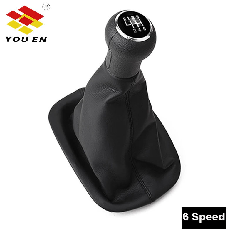 YOUEN 5/6 скоростная Автомобильная рукоятка для рычага переключения передач, рычаг переключения передач для Volkswagen Passat B5 B5.5 B6 1996-2005 - Название цвета: 6 Speed