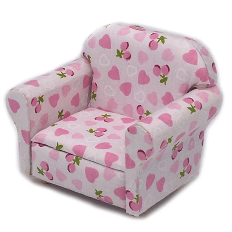 1Pc 1:12 Miniature Soft Single Sofa For Dolls Mini Furniture Toys Girls Gift | Игрушки и хобби