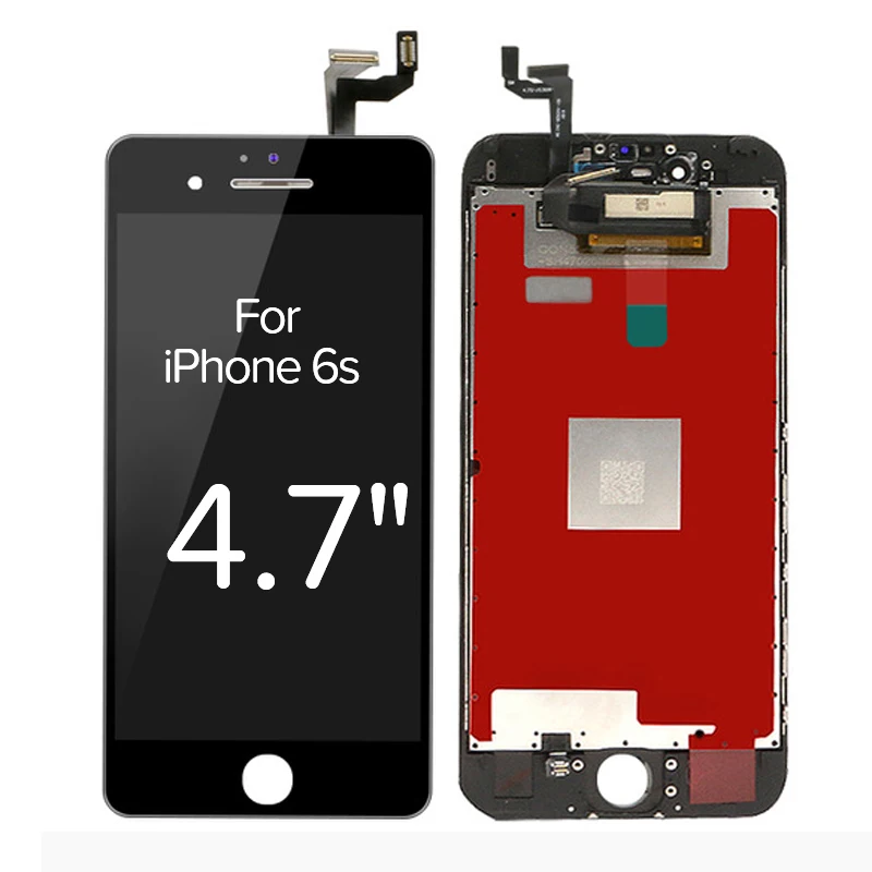 For iPhone 6S Black AAA++ экран Замена для iPhone 6 6S 7 8 Plus ЖК-дисплей с 3D кодирующий преобразователь сенсорного экрана в сборе для iPhone 5 5C 5S lcd - Цвет: For iPhone 6S Black