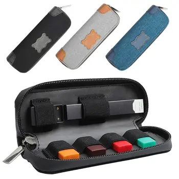 

Waterproof Travel Carrying Case Small Enclosed Portable Pouch Storage Bag Cute Organizer for JUUL Pods USB Charger Device Access