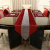 European Table Runner Flannel Diamond Silver Rhinestones Table Runner Cushion Cover Table Mat wedding decoration accessories 3