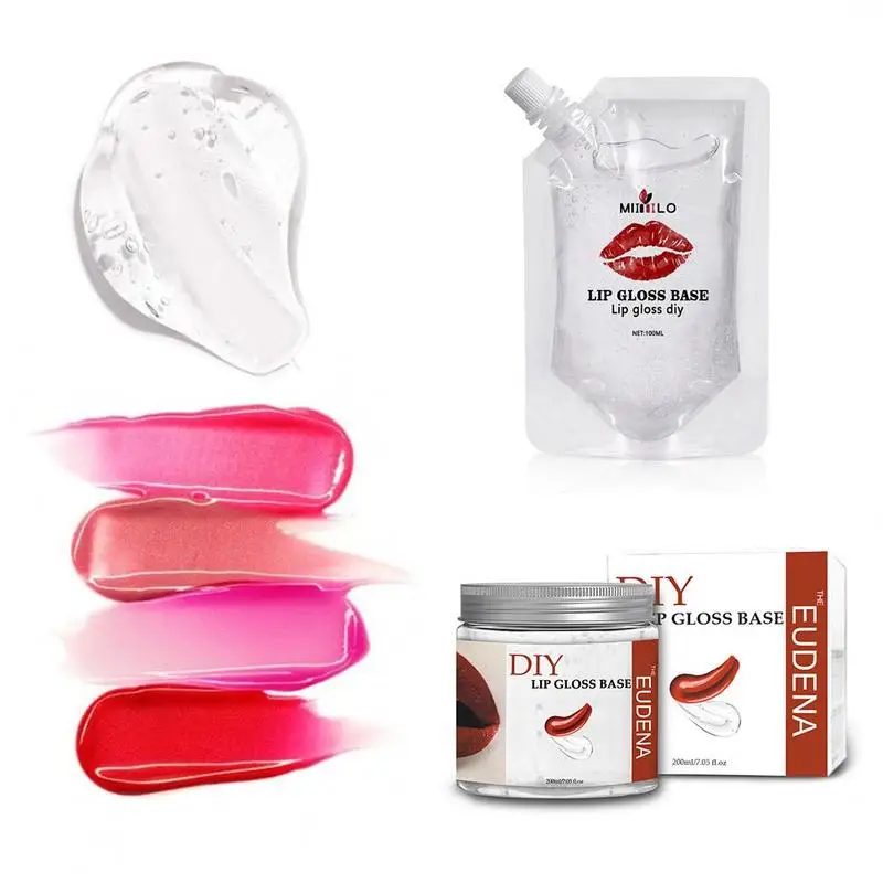 Clear Lip Gloss Base Oil Non-Stick DIY Lip Stick Material Gel for Lip Gloss Lipgloss Base Handmade Liquid Lipstick Tools Lip Glo