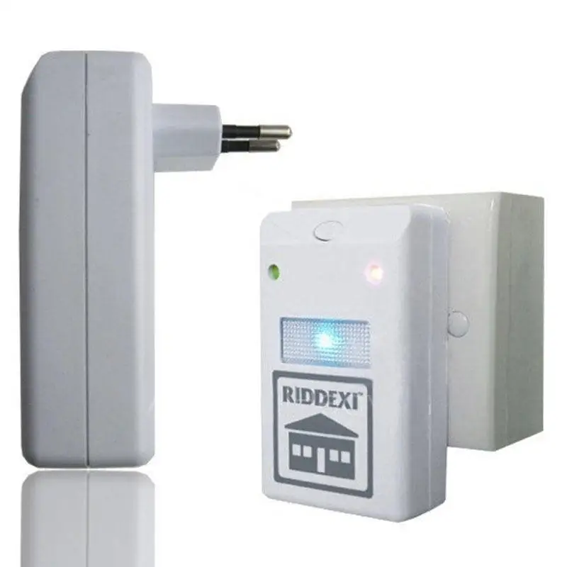 Ultrasonic Insect Repellent Plug-in EU / USA Plug Household Indoor Insect Repellent White Plastic Shell Electronic Rodent Killer ► Photo 3/6
